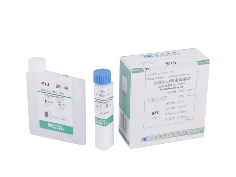 【MYO】 Myoglobin Assay Kit (Latex Enhanced Immunoturbidimetriás módszer)